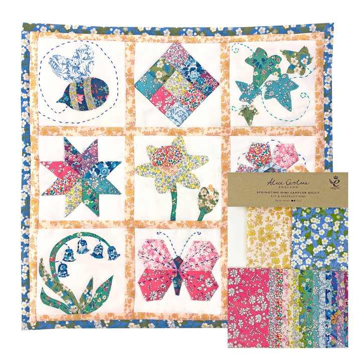 Alice Caroline – Liberty Tana Lawn® Springtime Mini Sampler Quilt Kit - Pisgah Needleworks