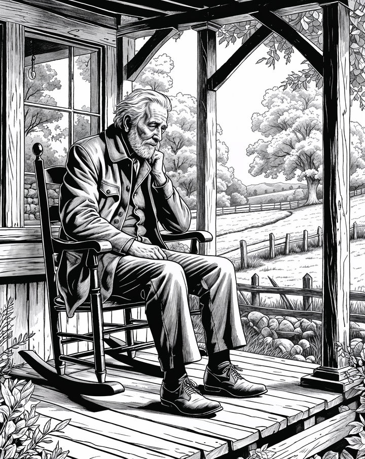 Verses in Motion: A Robert Frost Coloring Book (Available on Amazon) - Pisgah Needleworks