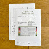 Lil’ Ladybird Cross Stitch Pattern – Love Poppet Printed Chart