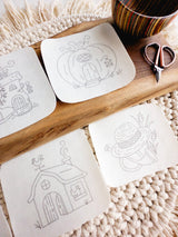 Olmsted Needlework Co. - Nursery Rhyme Stick and Stitch Embroidery Patterns - Pisgah Needleworks