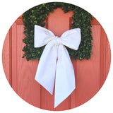 White Linen Blend Sash – Royalty Collection (54")