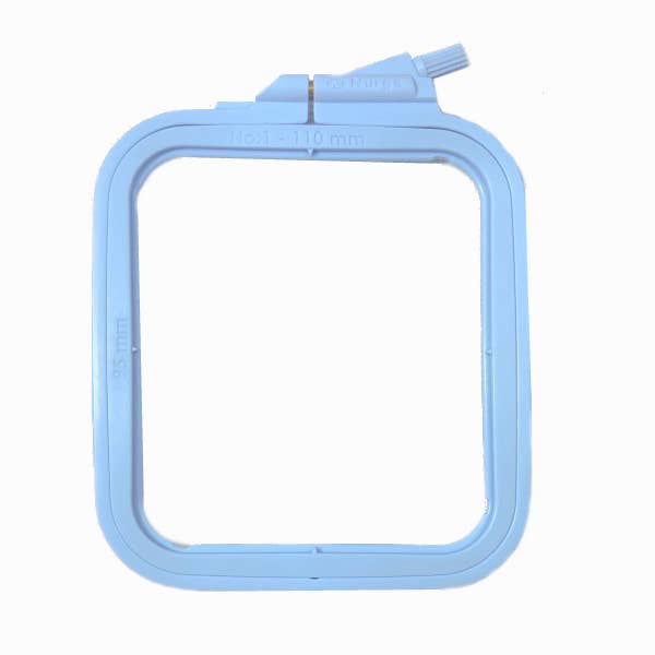 Nurge - Nurge Square Plastic Hoops 110mm  X 95MM (4.3" 3.75"): Green / 110 x 95mm ( 4.3" x 3.75" ) - Pisgah Needleworks