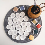 Olmsted Needlework Co. - Mini Stick and Stitch Embroidery Sampler Patterns - Pisgah Needleworks