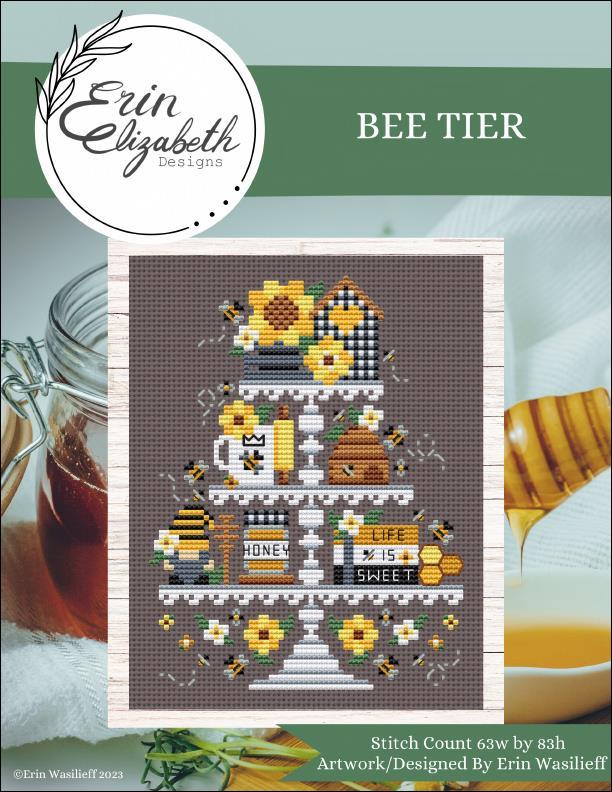 Bee Tier Cross Stitch Pattern – Erin Elizabeth Designs - Pisgah Needleworks