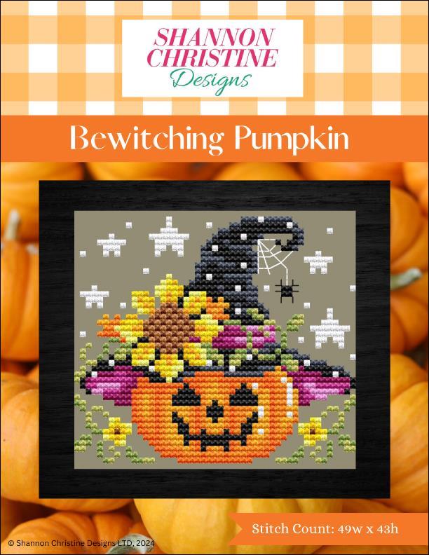 Bewitching Pumpkin Cross Stitch Pattern | Shannon Christine Designs - Pisgah Needleworks
