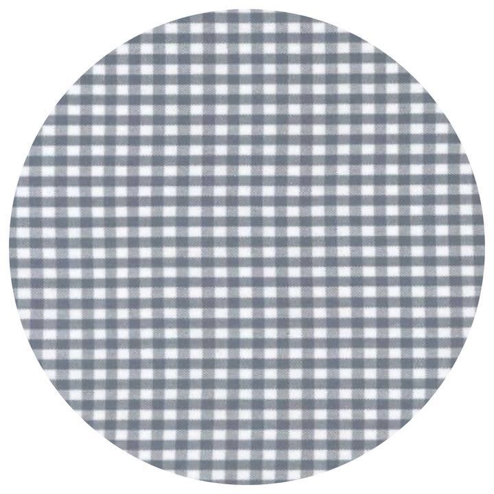 THE ROYALTY COLLECTION - Gingham Baby Burp Cloth With Ric Rac: Light blue - Pisgah Needleworks