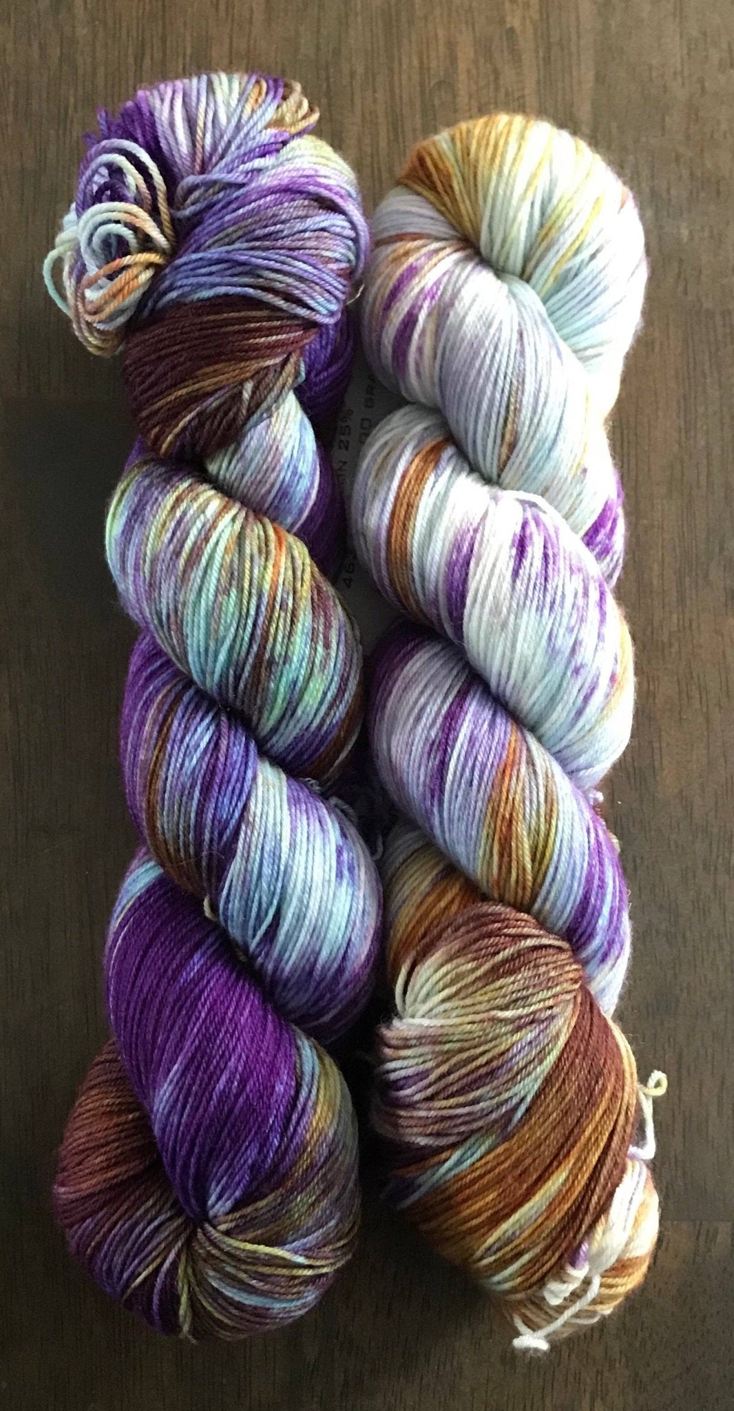 Black Cat Fibers - Amethyst Cathedral - Nomad Sock - Pisgah Needleworks