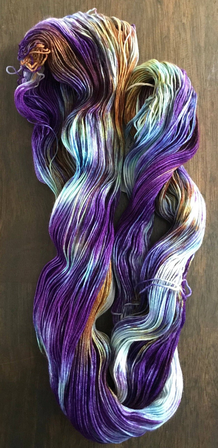 Black Cat Fibers - Amethyst Cathedral - Nomad Sock - Pisgah Needleworks