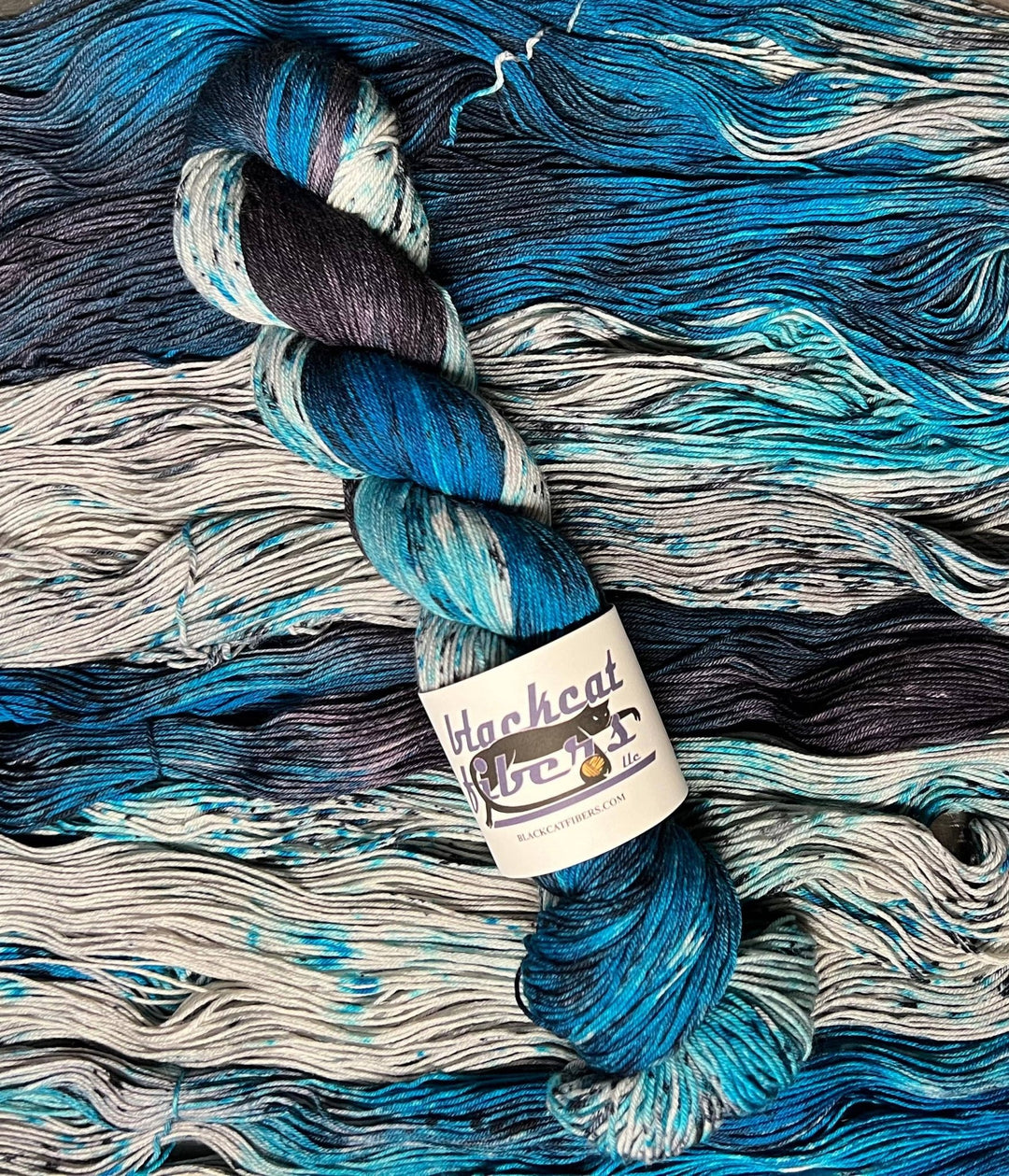 Black Cat Fibers - Deluge - Nomad Sock - Pisgah Needleworks