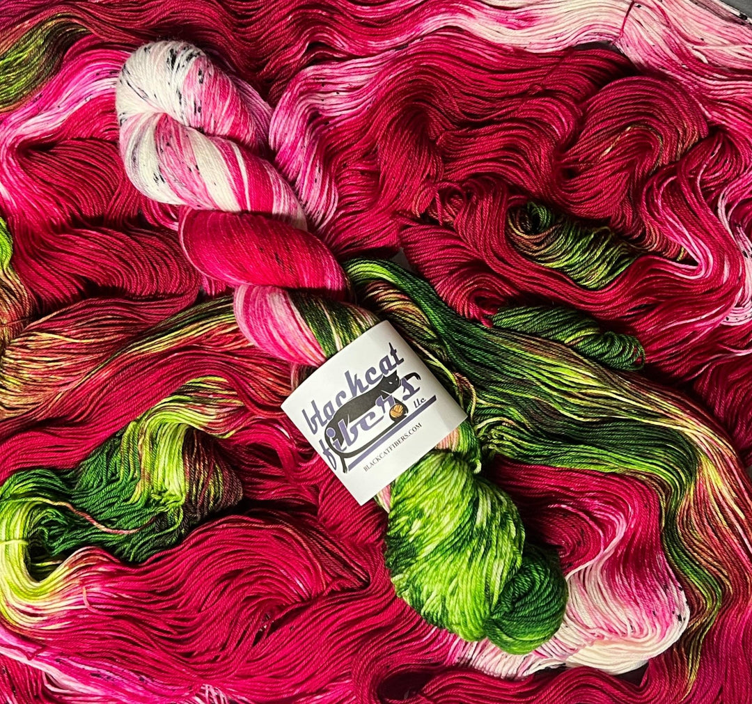 Black Cat Fibers - Dragon Fruit - Nomad Sock - Pisgah Needleworks