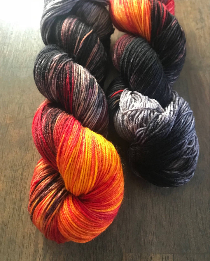 Black Cat Fibers - Eye of Sauron - Nomad Sock - Pisgah Needleworks