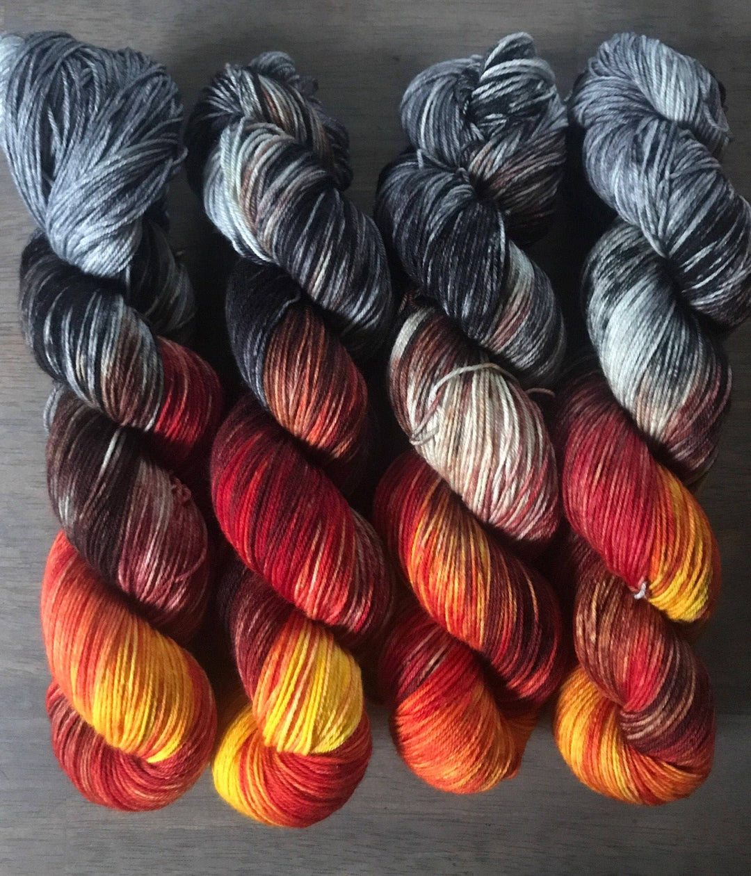 Black Cat Fibers - Eye of Sauron - Nomad Sock - Pisgah Needleworks