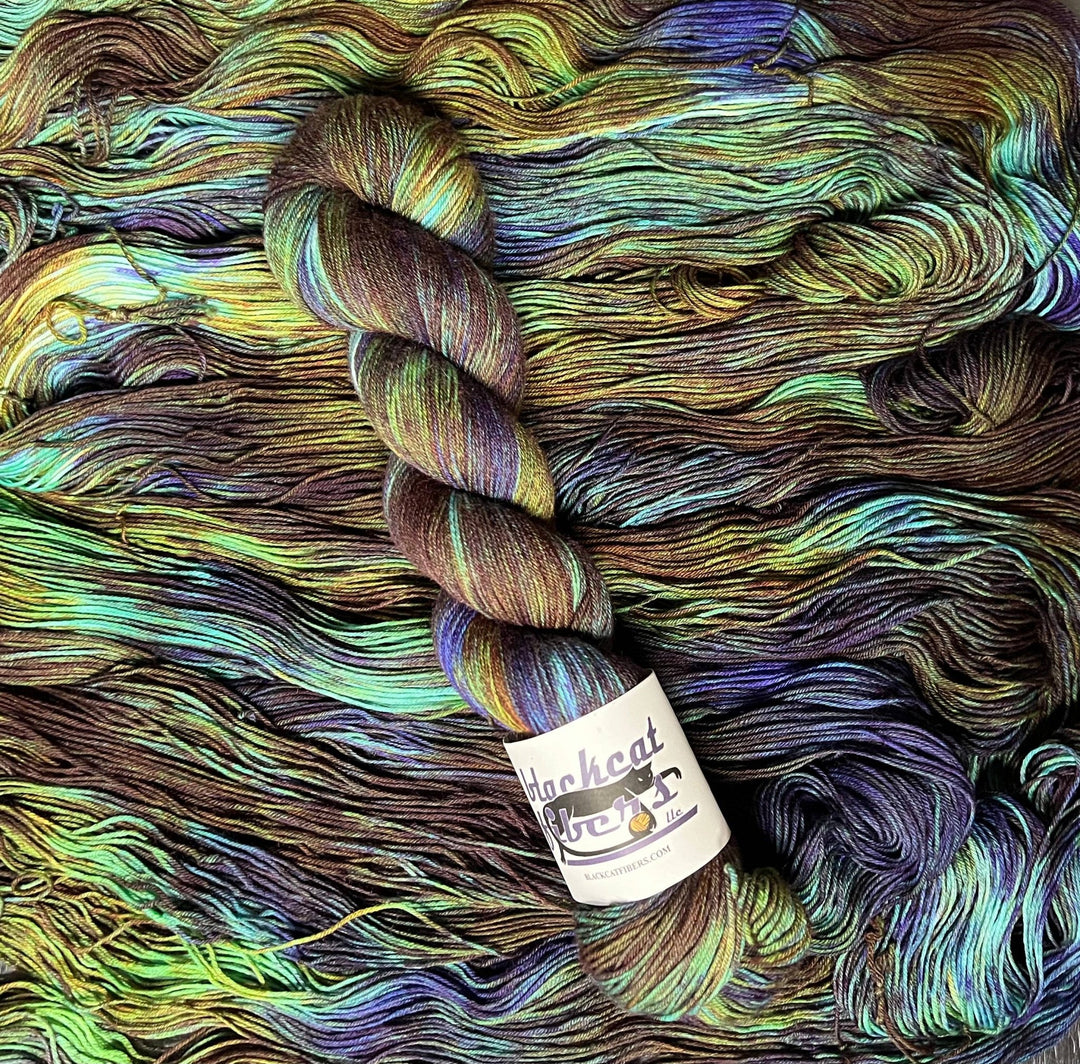 Black Cat Fibers - Labradorite - Nomad Sock - Pisgah Needleworks