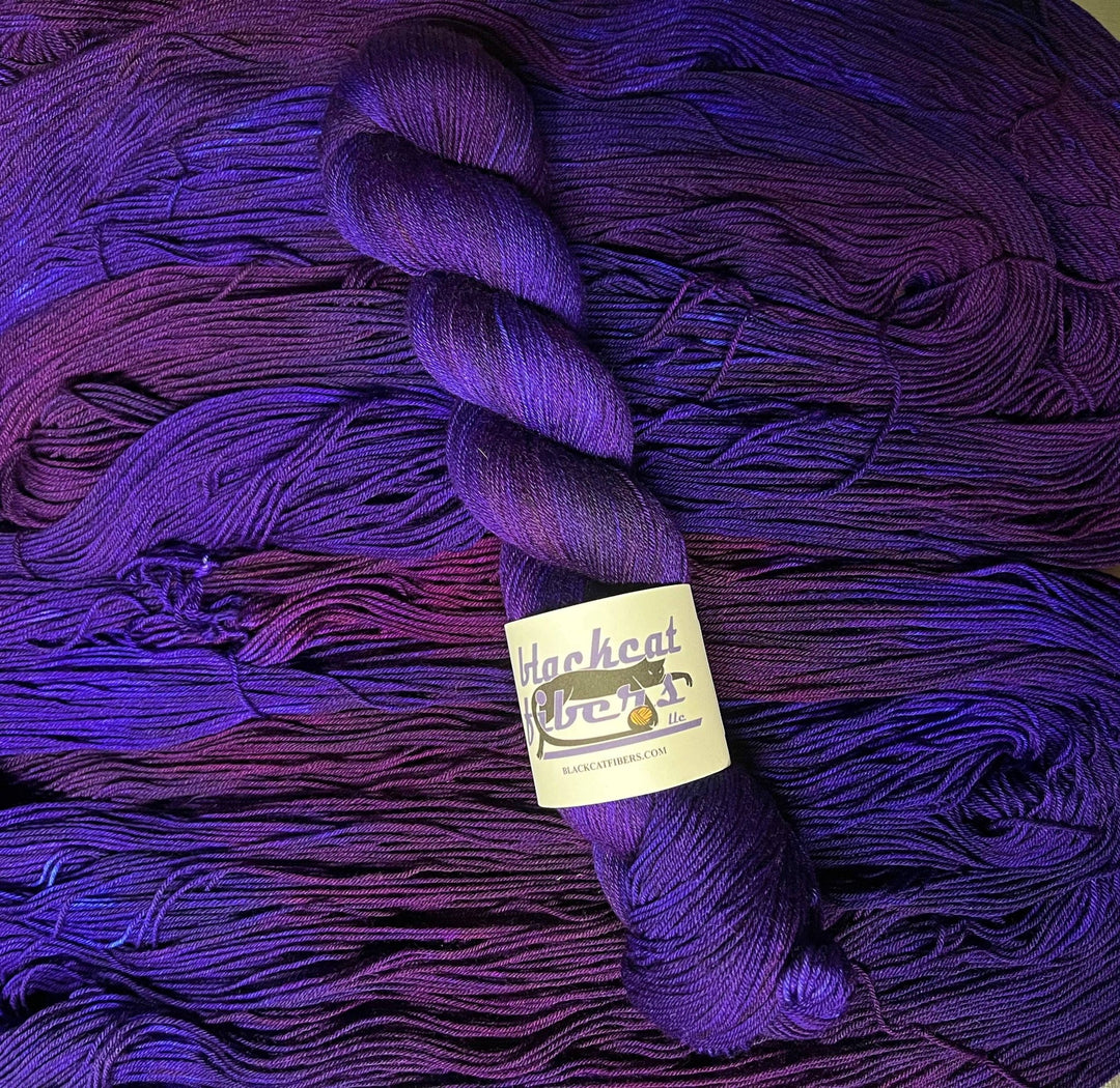 Black Cat Fibers - Plum Crazy - Nomad Sock - Pisgah Needleworks