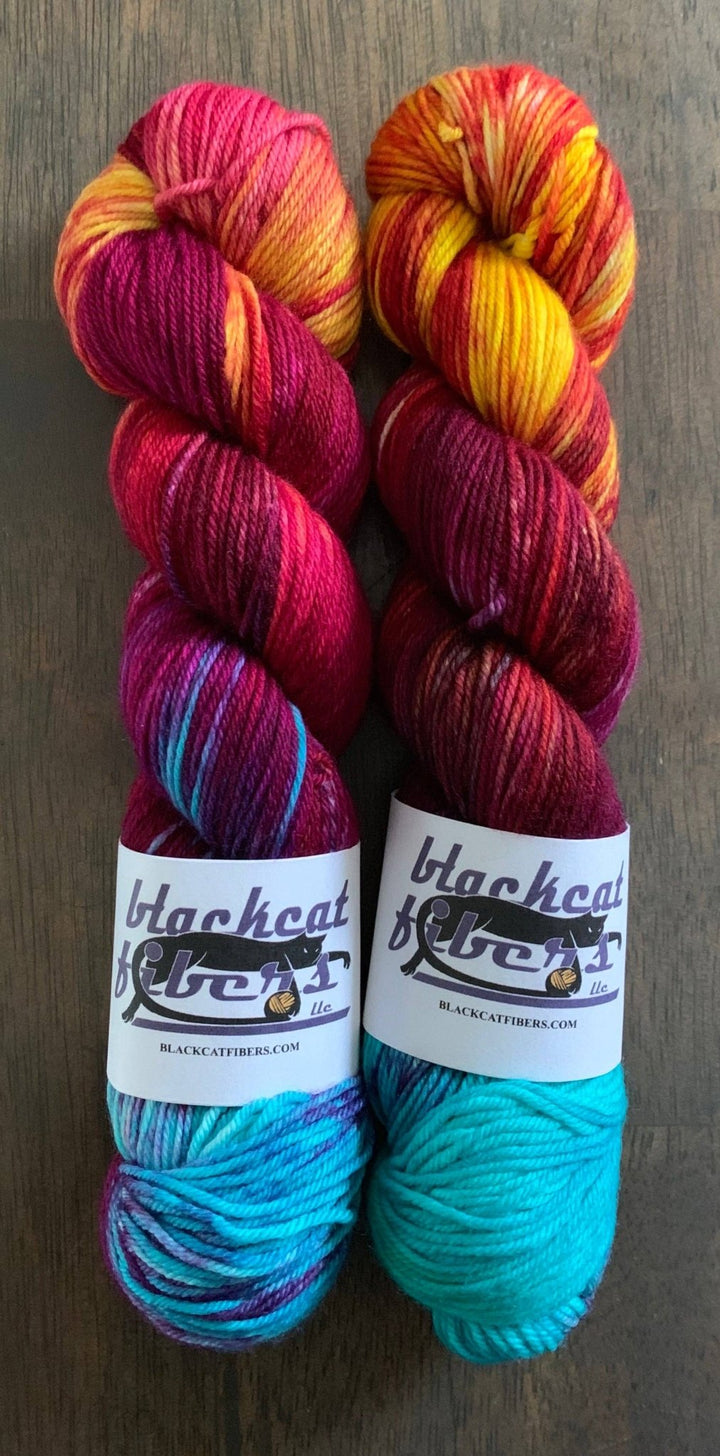 Black Cat Fibers - Purple Dragon - Versatility DK - Pisgah Needleworks