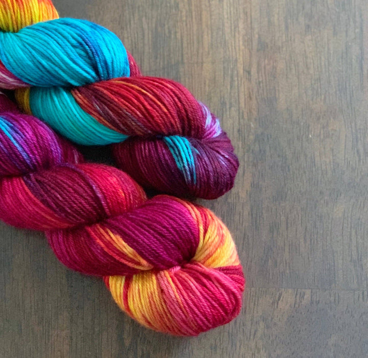 Black Cat Fibers - Purple Dragon - Versatility DK - Pisgah Needleworks