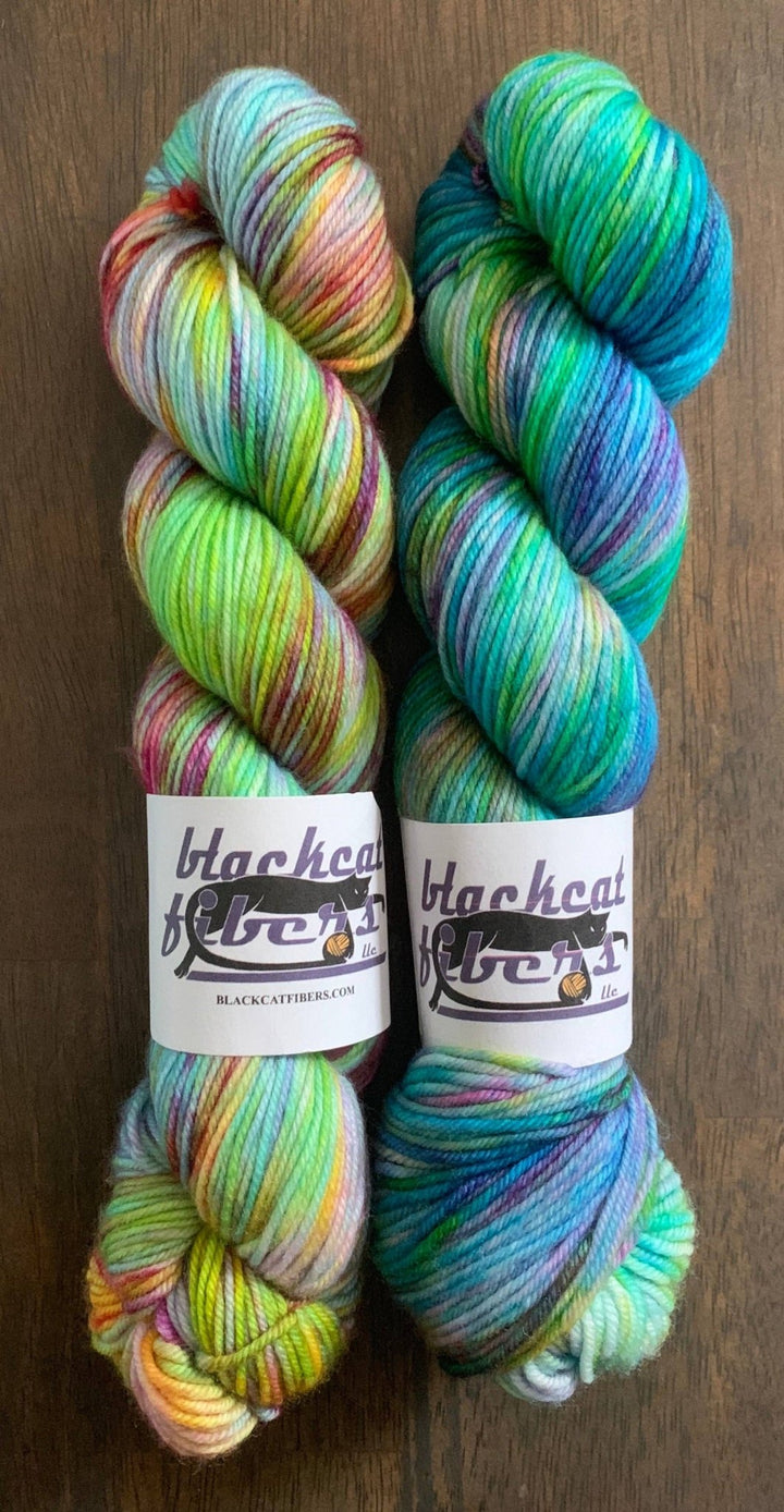 Black Cat Fibers - Unicorns VS. Narwhals - Essential DK - Pisgah Needleworks