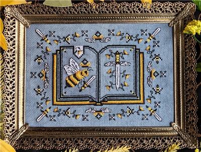 Book of Warrior Queens Cross Stitch Pattern – Haunted Frames by Amanda Elliott - Pisgah Needleworks