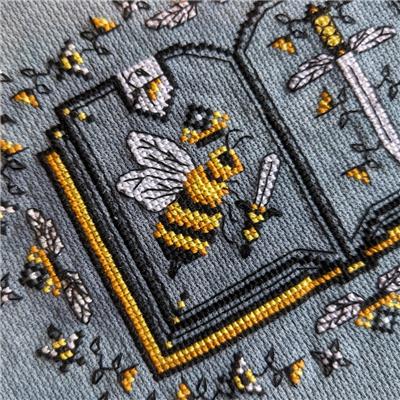 Book of Warrior Queens Cross Stitch Pattern – Haunted Frames by Amanda Elliott - Pisgah Needleworks