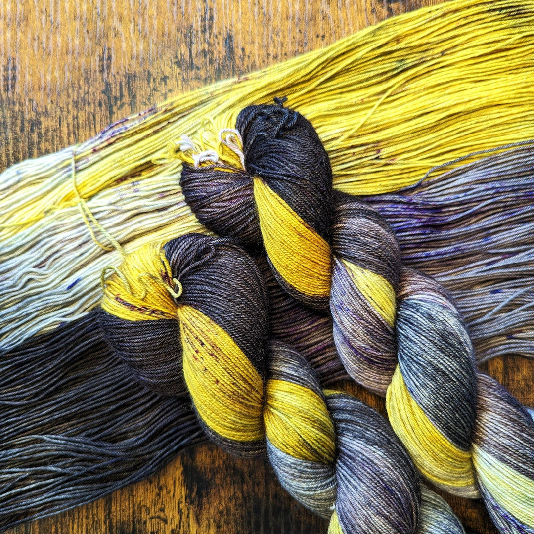 Briar Patch Fibre Co. DK Merino Wool – “Zeus” Hand - Dyed Yarn (100g) - Pisgah Needleworks
