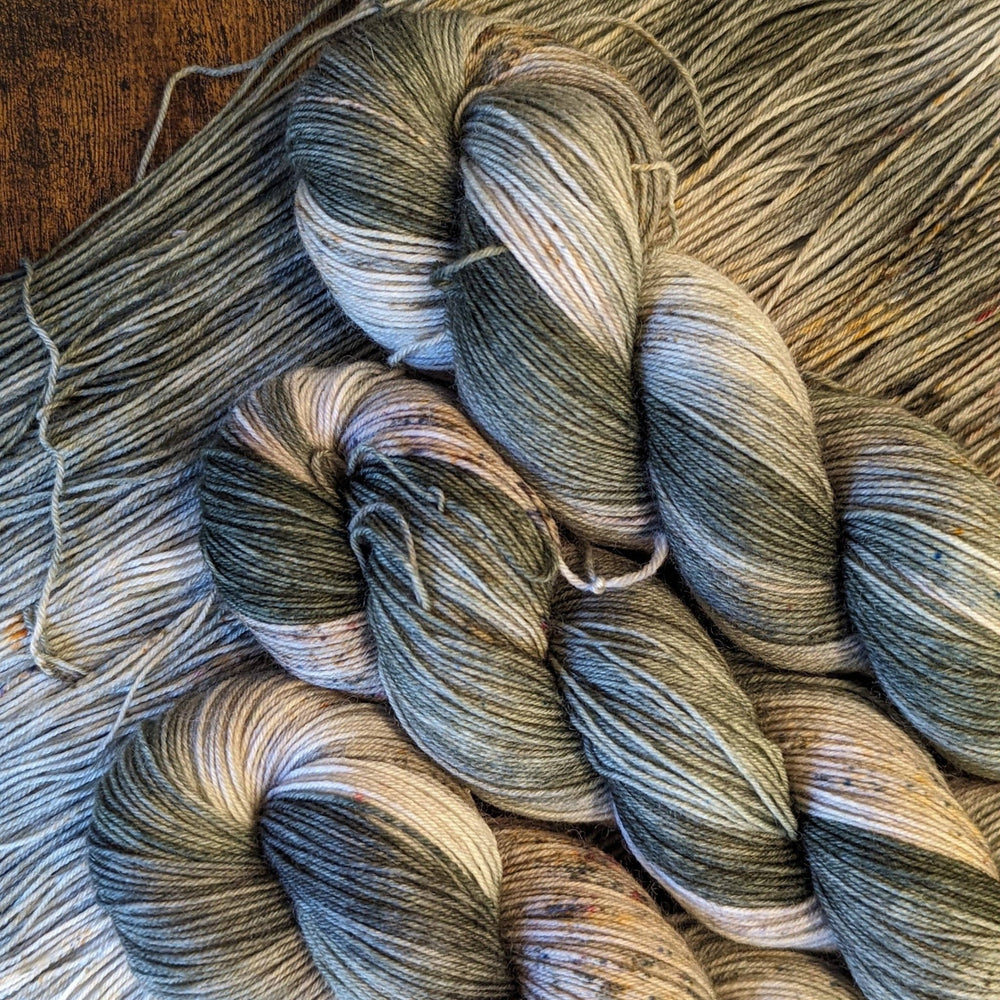 Briar Patch Fibre Co. Sock Yarn – “Artemis” Hand - Dyed BFL/Nylon (100g) - Pisgah Needleworks