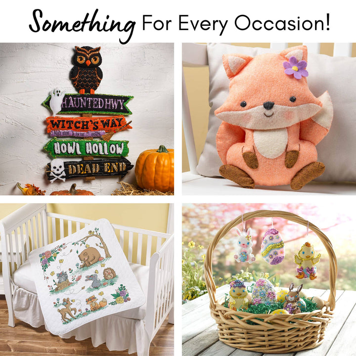 Bucilla Cats in Ugly Sweaters Felt Ornament Kit – Set of 6 Christmas Cat Ornaments - Pisgah Needleworks