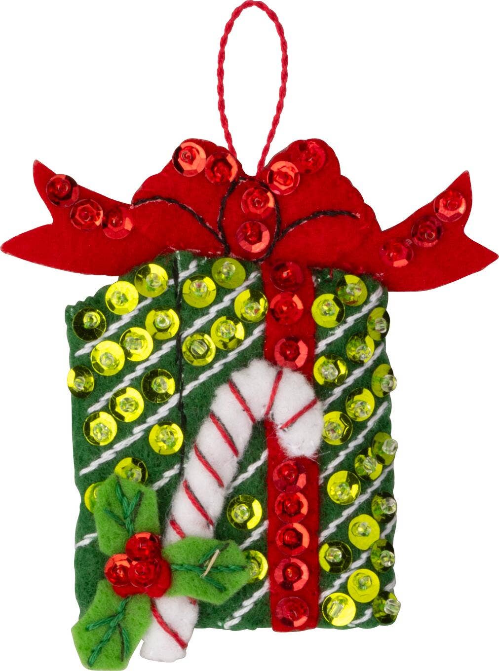 Bucilla North Pole This Way Felt Ornament Kit – Set of 6 Festive Christmas Ornaments - Pisgah Needleworks