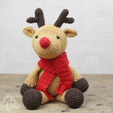 Hardicraft USA - DIY Crochet Kit - Rudolf Reindeer - Pisgah Needleworks