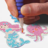 Camelot - Ocean Treasure Diamond Painting Sticker Kit: 01 Multi - Pisgah Needleworks