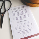 Olmsted Needlework Co. - Stick and Stitch Mushroom Embroidery Patterns - Pisgah Needleworks