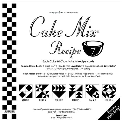 Cake Mix Recipe 7 Quilt Papers by Moda Fabrics - Pisgah Needleworks