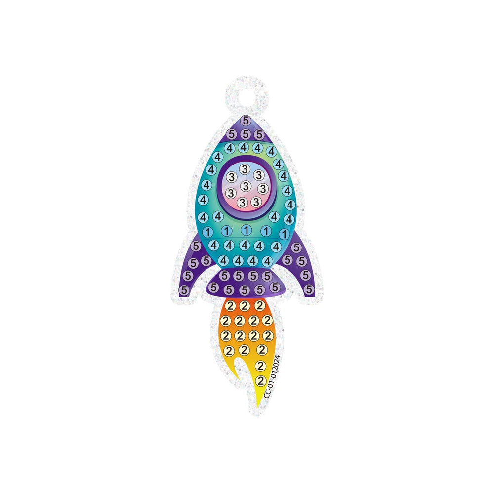 Camelot - Blast Off Diamond Painting Key Charm Kit: 01 Multi - Pisgah Needleworks