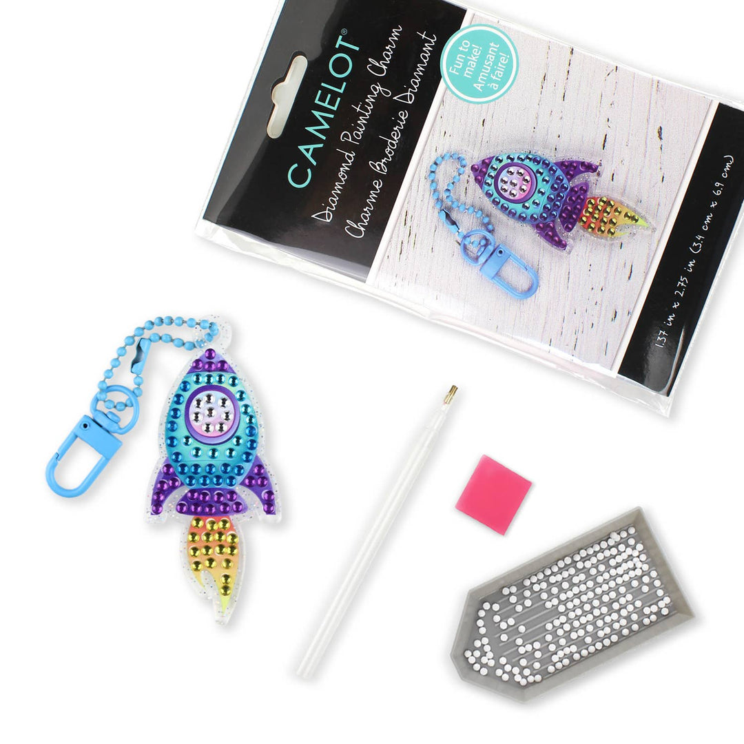 Camelot - Blast Off Diamond Painting Key Charm Kit: 01 Multi - Pisgah Needleworks