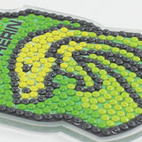 Camelot - HP Slytherin Crest Diamond Painting Key Chain Kit: 01 Multi - Pisgah Needleworks