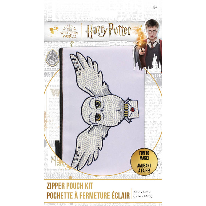 Camelot - Wizarding World Hedwig Zip Pouch Kit: 01 Multi - Pisgah Needleworks