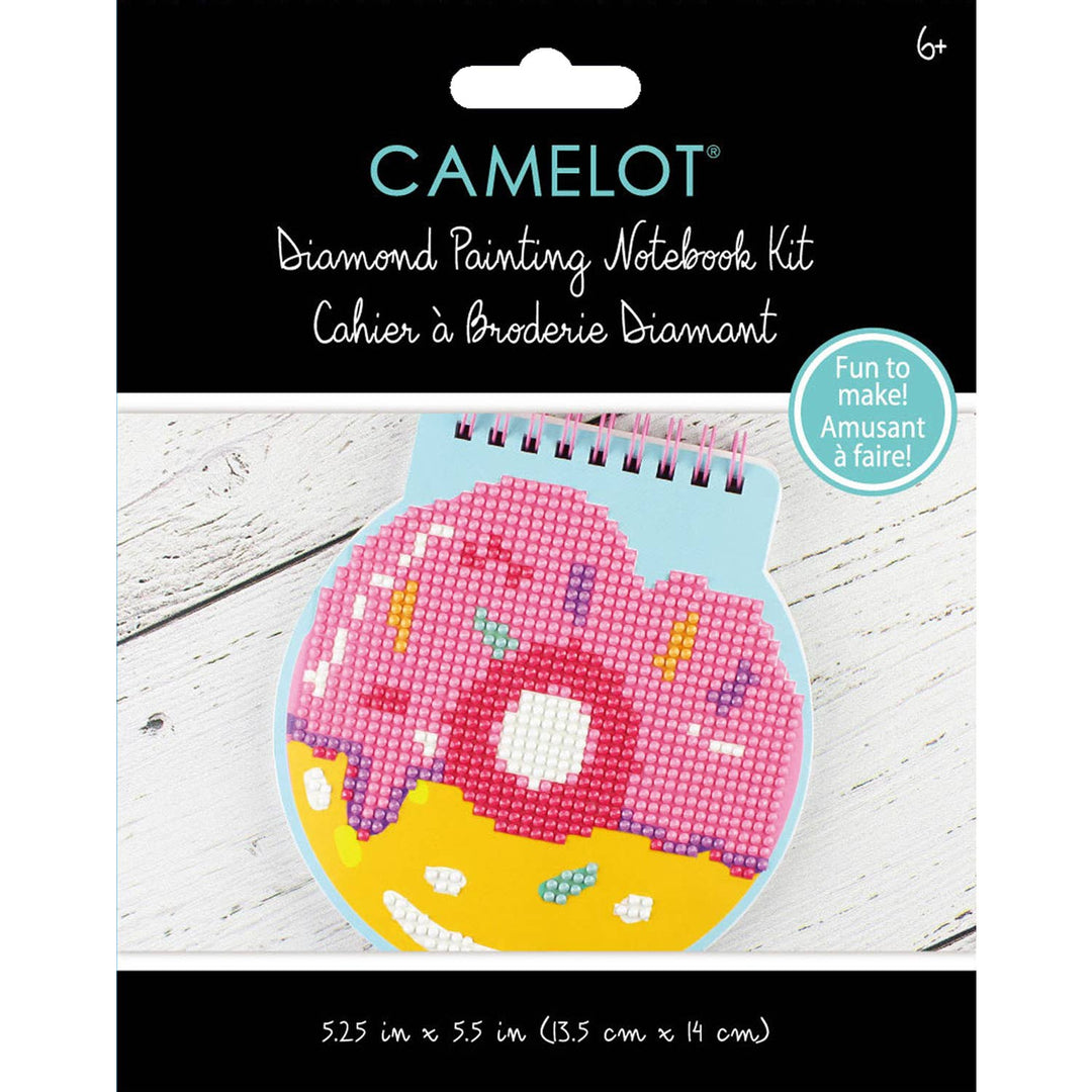 Camelot - Doughnut Diamond Painting Notebook Kit: 01 Multi - Pisgah Needleworks