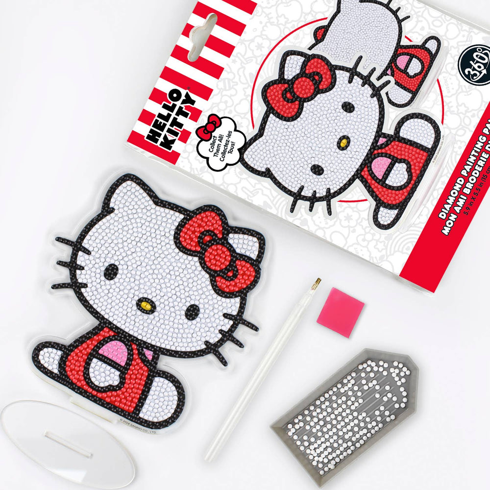 Camelot - Hello Kitty Seated Diamond Painting Pal-CD8401PAL07: 01 Multi - Pisgah Needleworks