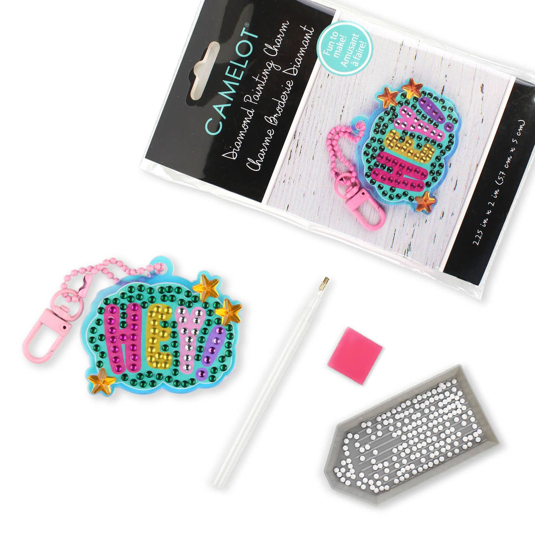 Camelot - Hey There Diamond Painting Key Charm Kit: 01 Multi - Pisgah Needleworks