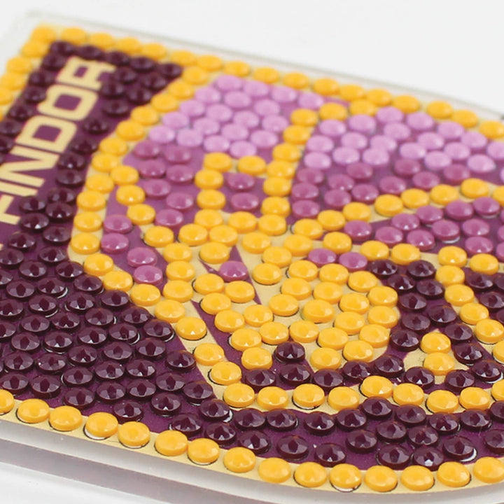 Camelot - HP Gryffindor Crest Diamond Painting Key Chain Kit - Pisgah Needleworks