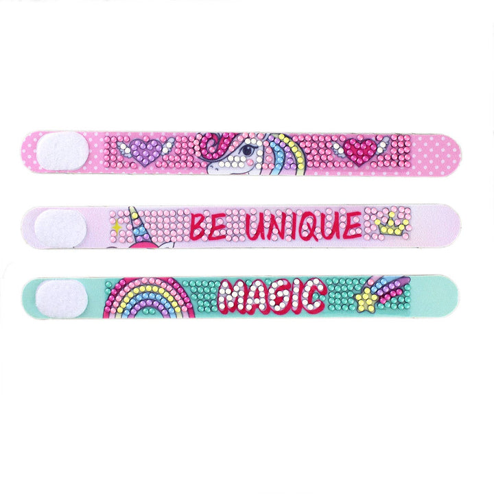Camelot - Magical Unicorn Diamond Painting Bracelet Kit: 01 Multi - Pisgah Needleworks