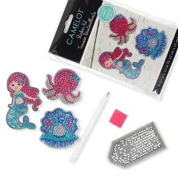 Camelot - Ocean Treasure Diamond Painting Sticker Kit: 01 Multi - Pisgah Needleworks