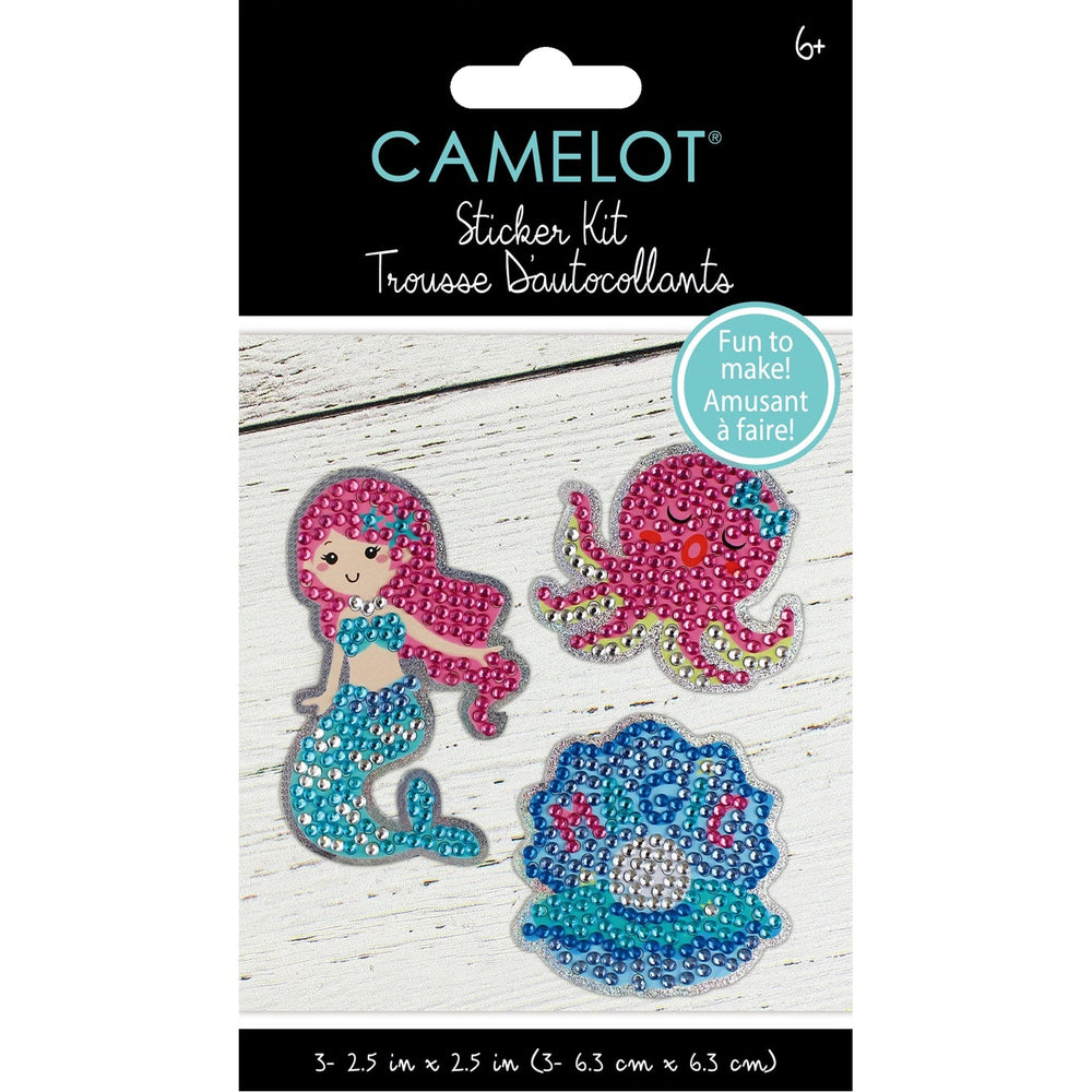 Camelot - Ocean Treasure Diamond Painting Sticker Kit: 01 Multi - Pisgah Needleworks