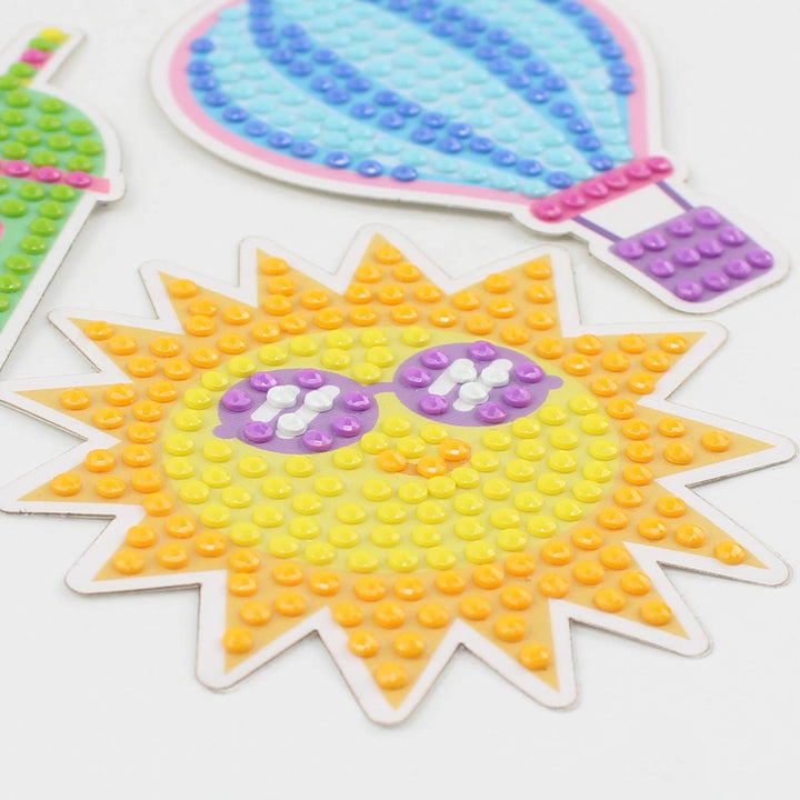 Camelot - Summer Time Diamond Painting Sticker Kit: 01 Multi - Pisgah Needleworks
