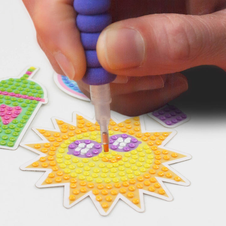 Camelot - Summer Time Diamond Painting Sticker Kit: 01 Multi - Pisgah Needleworks