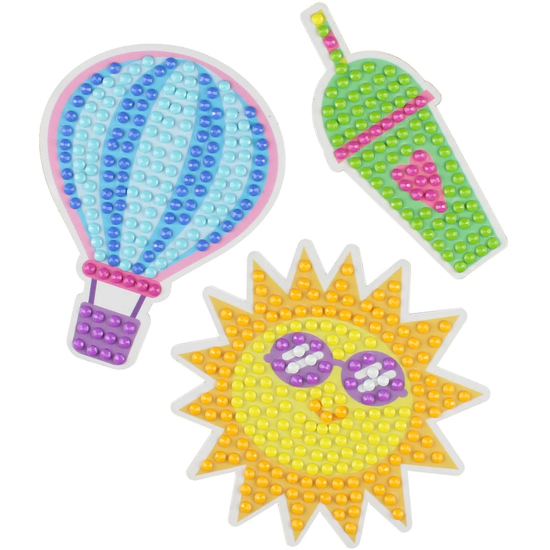 Camelot - Summer Time Diamond Painting Sticker Kit: 01 Multi - Pisgah Needleworks