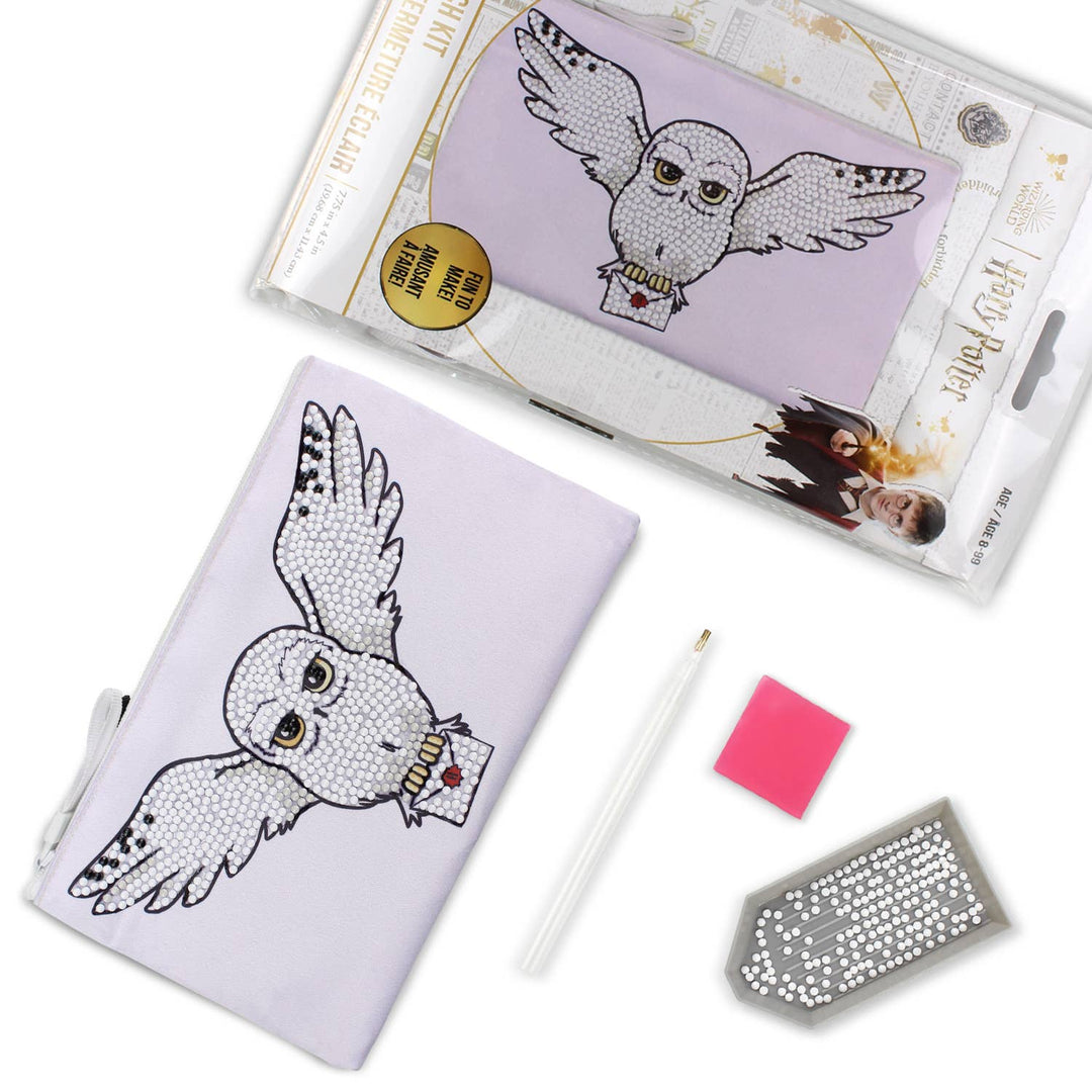 Camelot - Wizarding World Hedwig Zip Pouch Kit: 01 Multi - Pisgah Needleworks