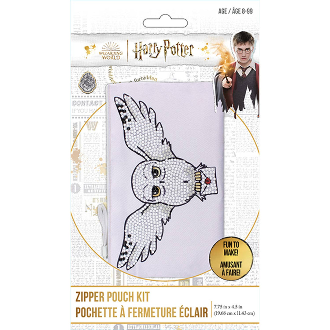 Camelot - Wizarding World Hedwig Zip Pouch Kit: 01 Multi - Pisgah Needleworks