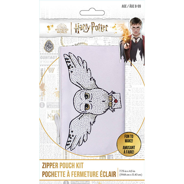 Camelot - Wizarding World Hedwig Zip Pouch Kit: 01 Multi - Pisgah Needleworks