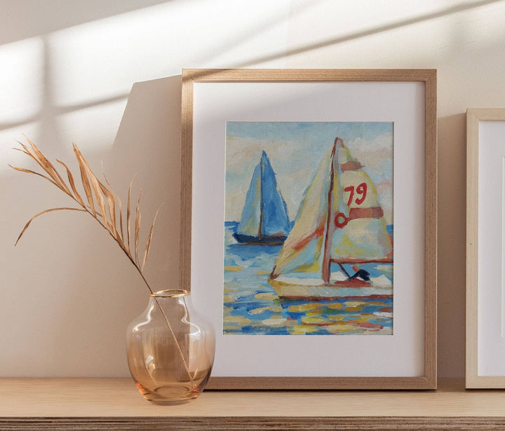 Cate Paper Co. - East Coast Regatta painting kit, impressionist painting kit - Pisgah Needleworks