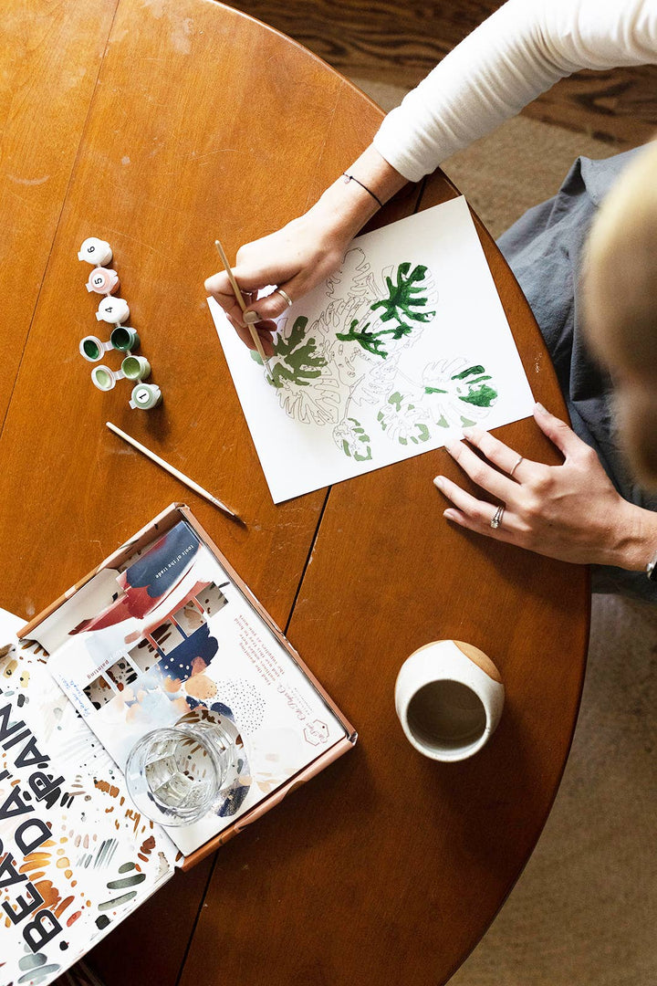 Cate Paper Co. – Sunflower Garden Paint - By - Numbers Kit (8x10) - Pisgah Needleworks